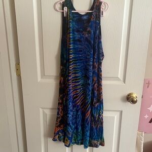 Mexicali Blues Tie-Dye Sleeveless Dress